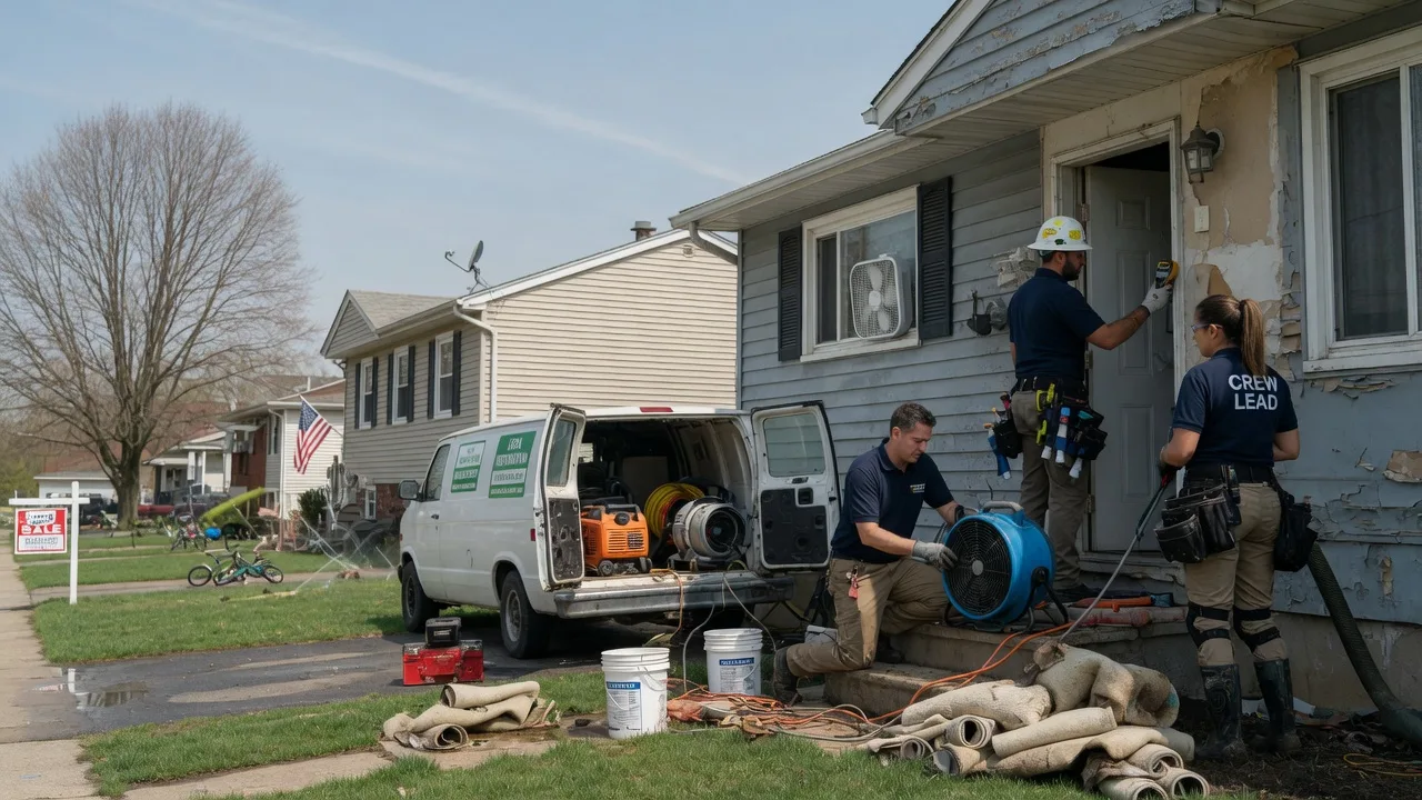 Flood Cleanup in East Peoria, IL near me