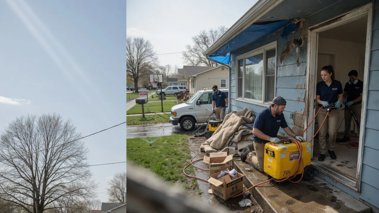 Basement Flood Cleanup in East Peoria, IL near me